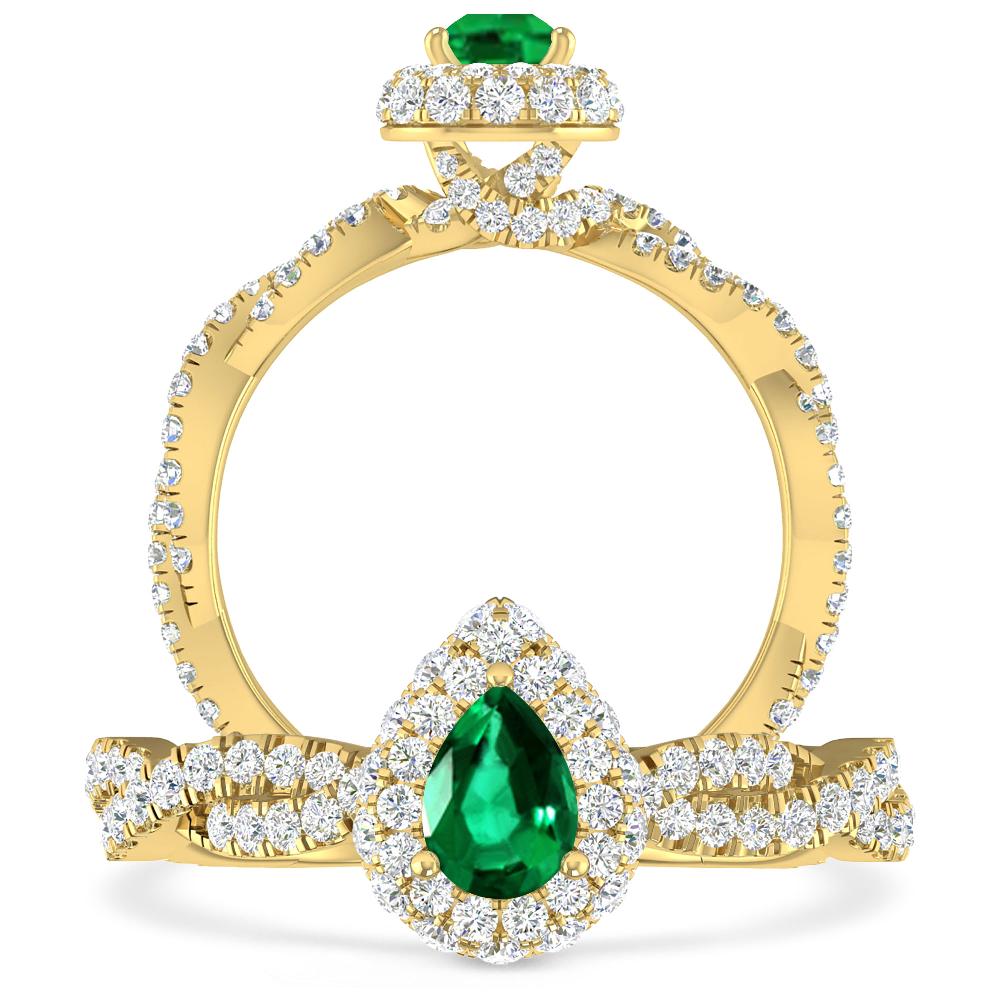 Yellow Gold - Emerald