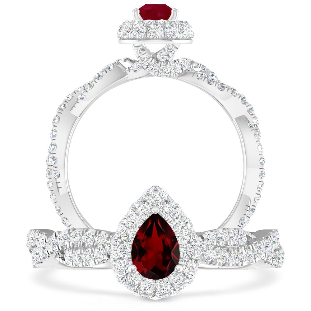 White Gold - Garnet