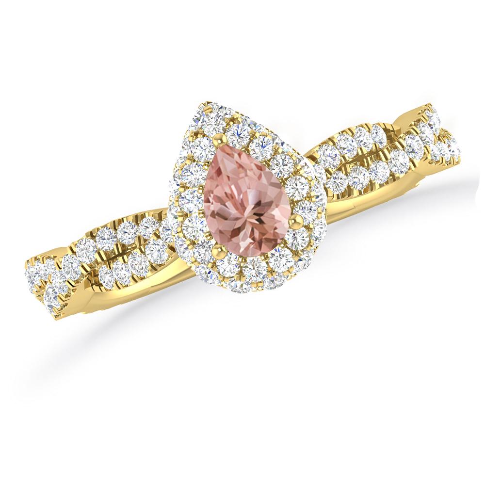 Yellow Gold - Morganite