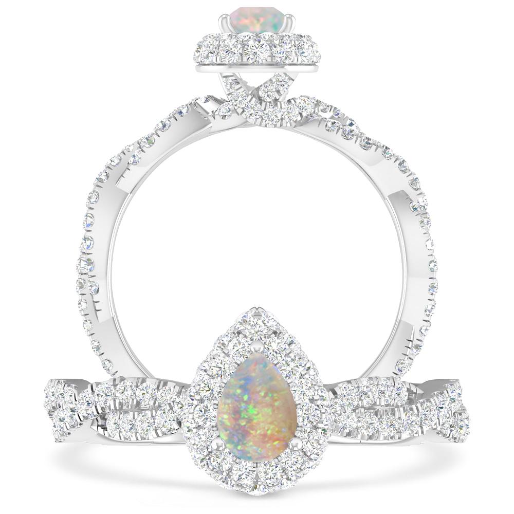 White Gold - Opal