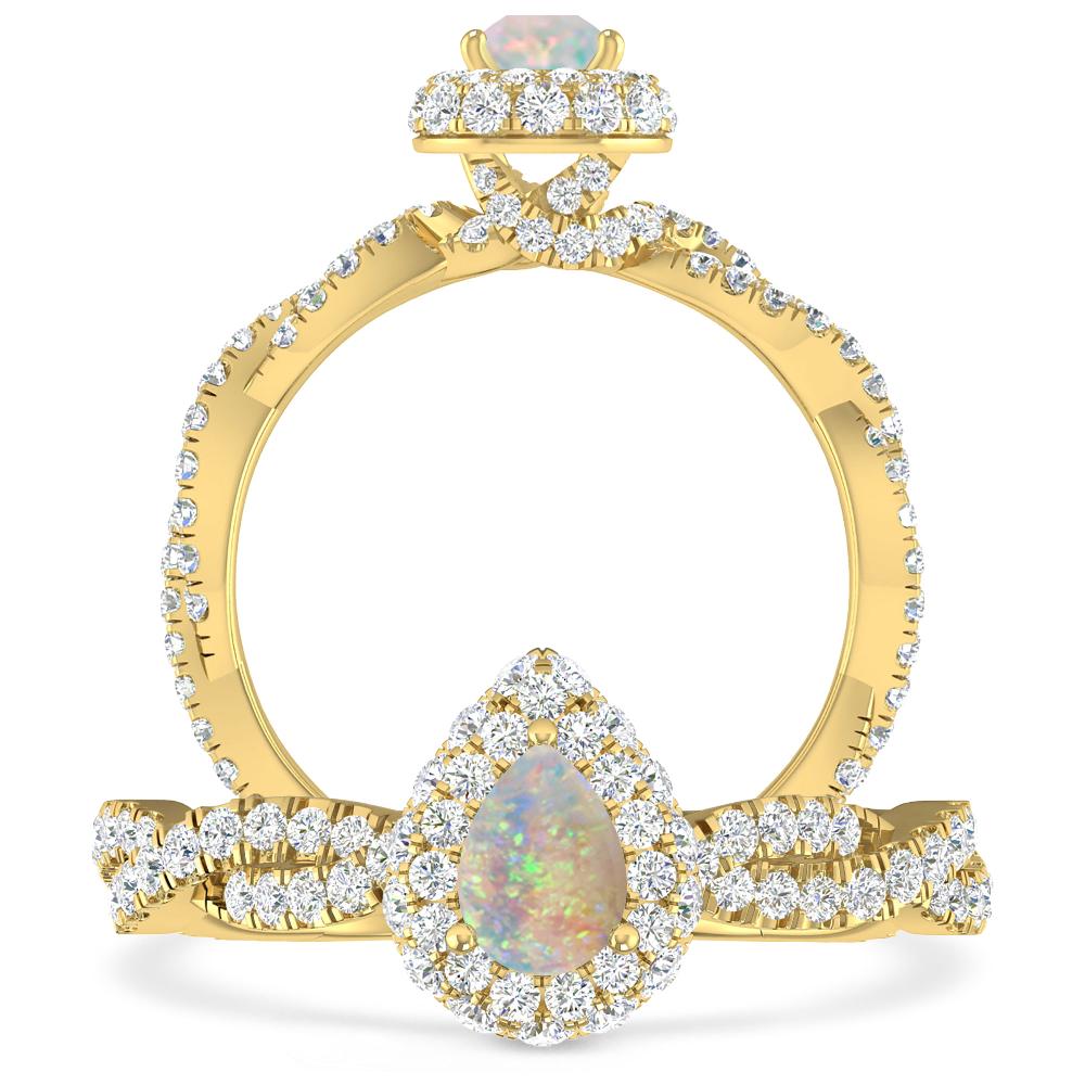 Yellow Gold - Opal