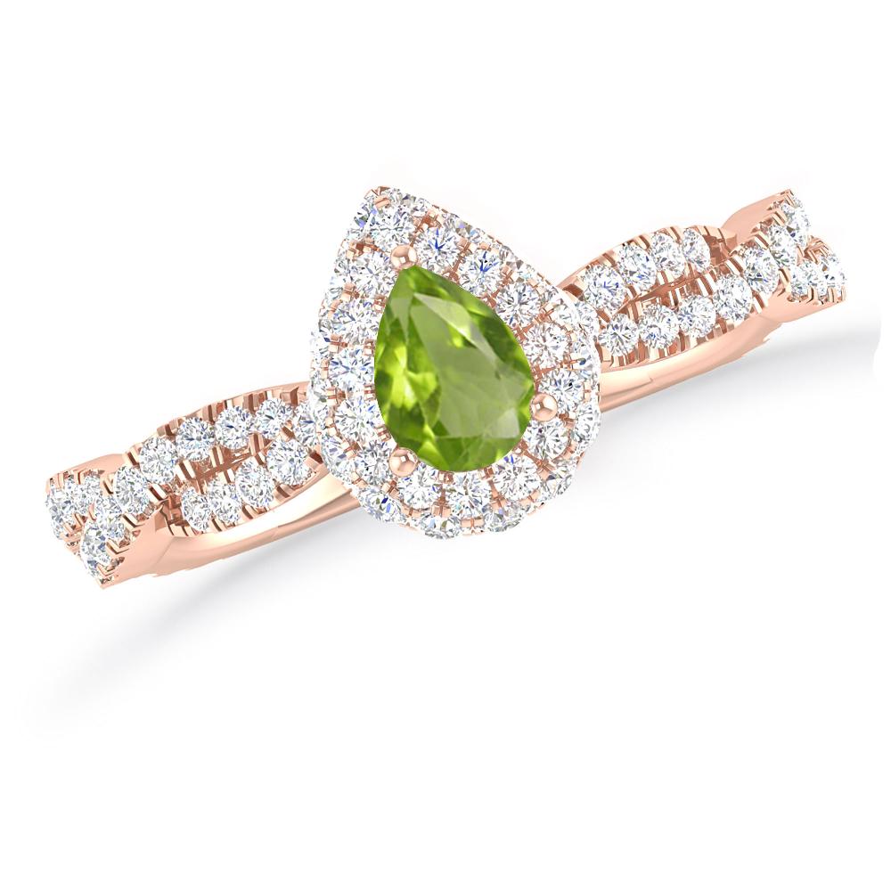 Rose Gold - Peridot