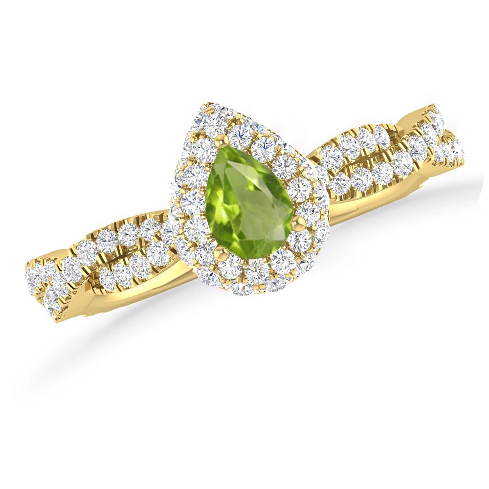 Yellow Gold - Peridot