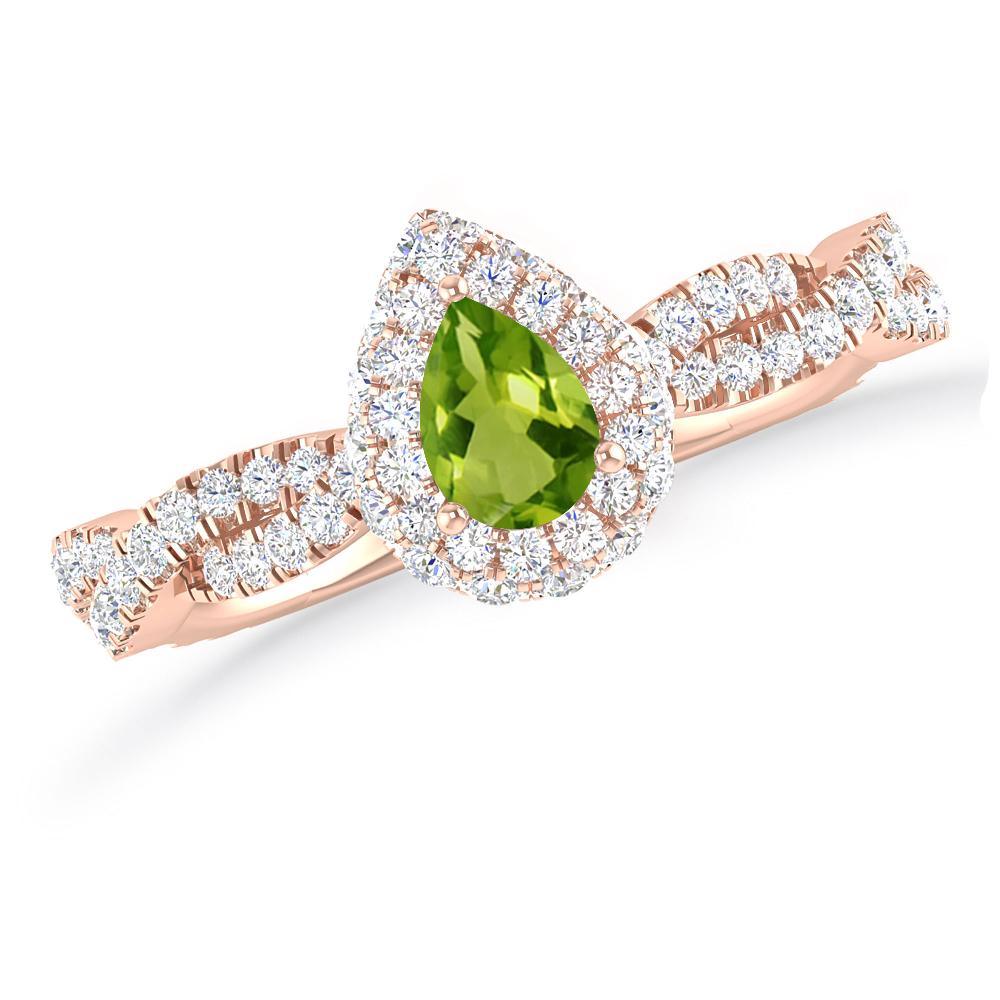 Rose Gold - Peridot