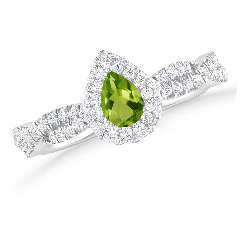 White Gold - Peridot