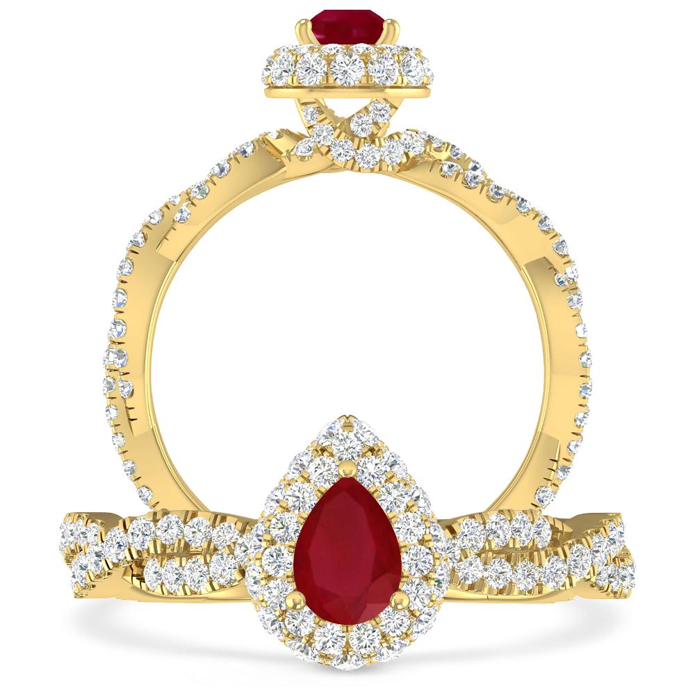 Yellow Gold - Ruby