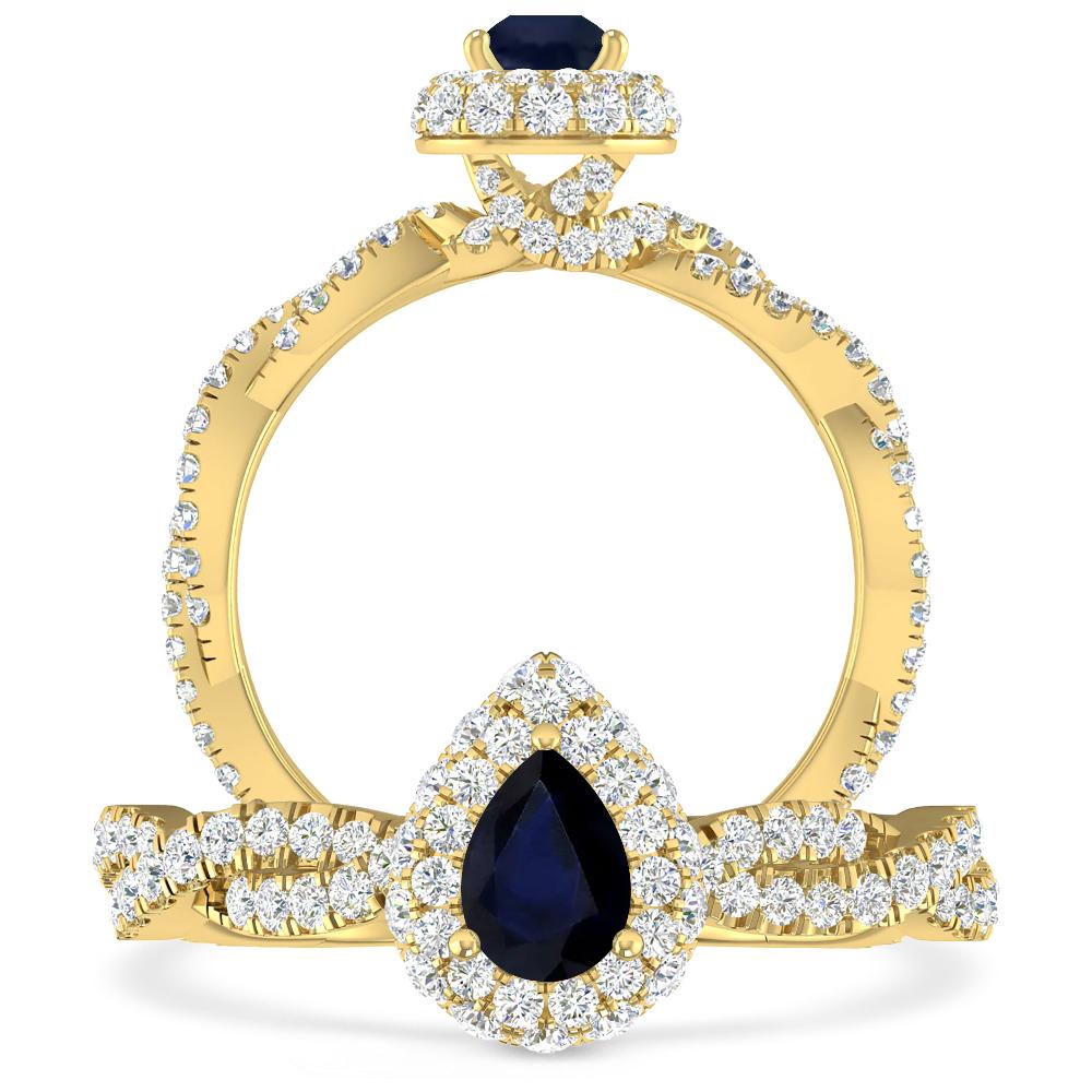 Yellow Gold - Sapphire