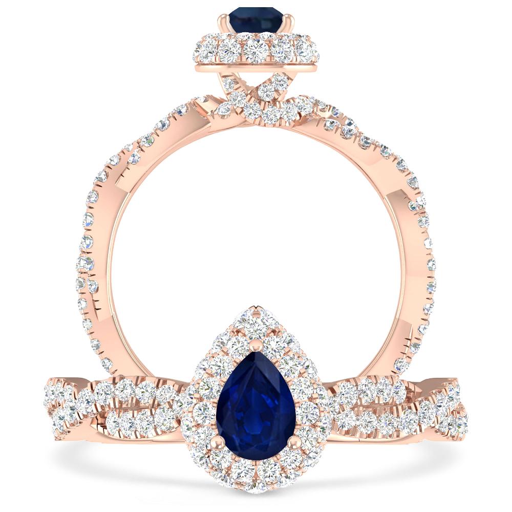 Rose Gold - Sapphire