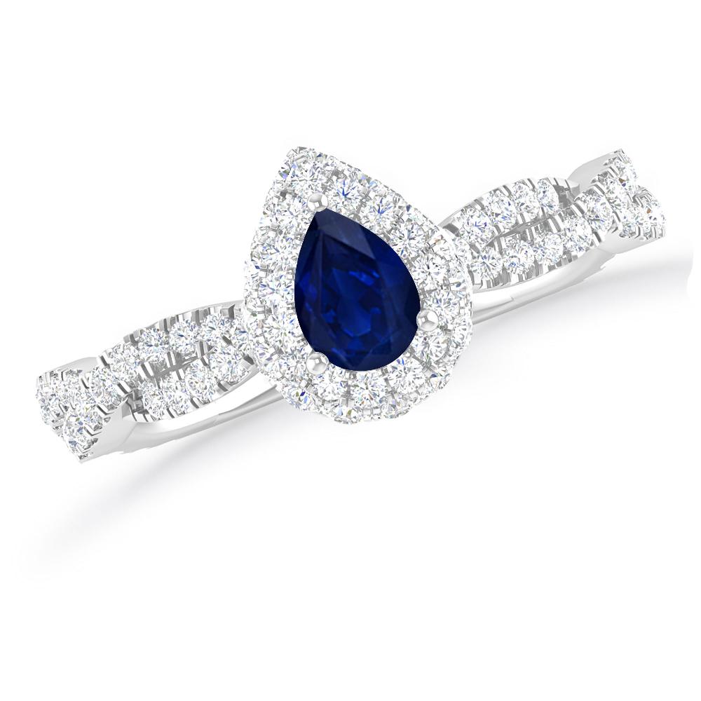 White Gold - Sapphire