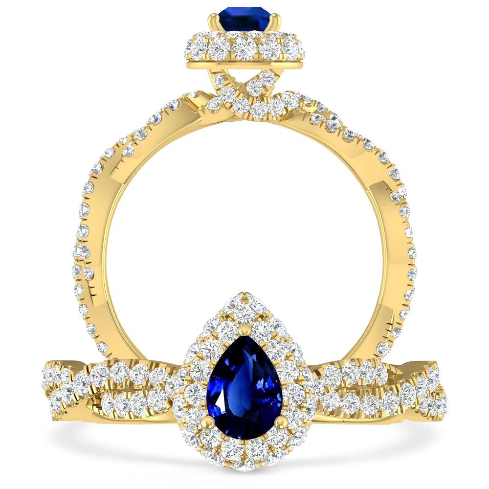 Yellow Gold - Sapphire