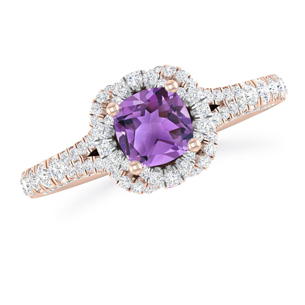 Rose Gold - Amethyst