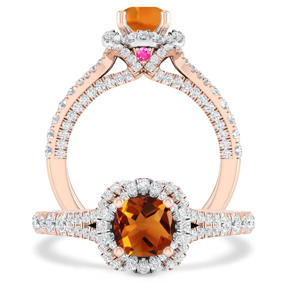 Rose Gold - Citrine