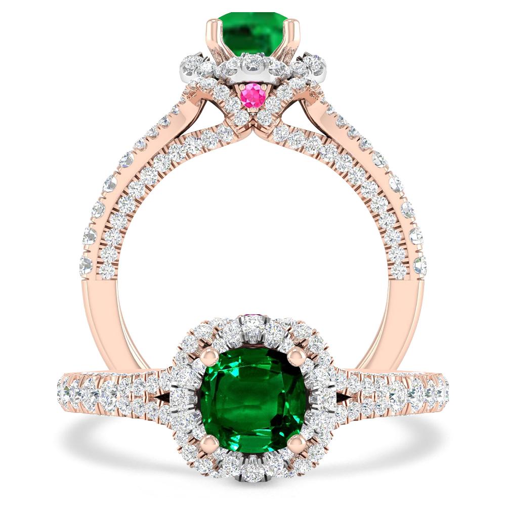 Rose Gold - Emerald