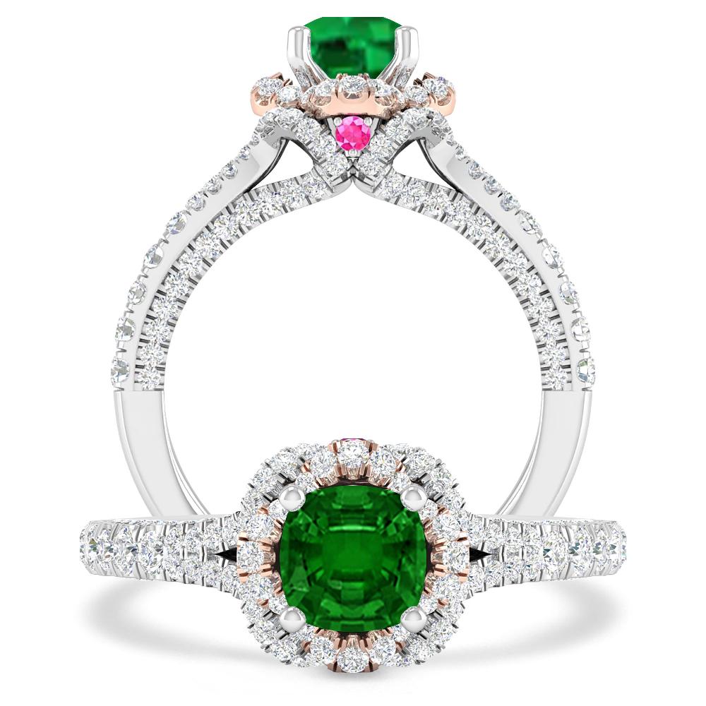 White Gold - Emerald