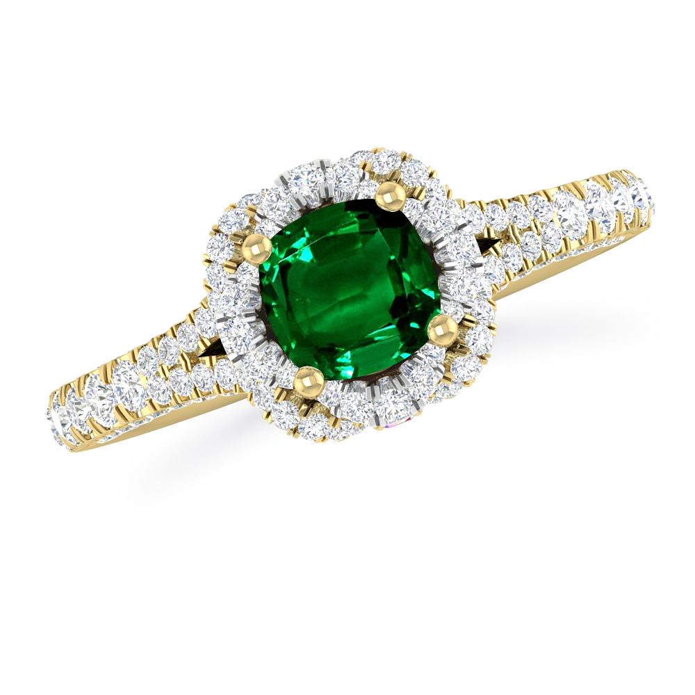 Yellow Gold - Emerald