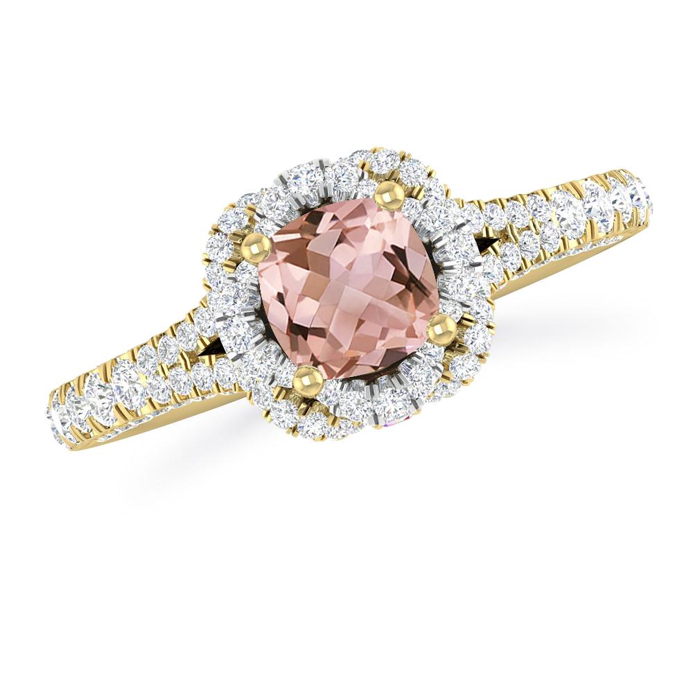 Yellow Gold - Morganite