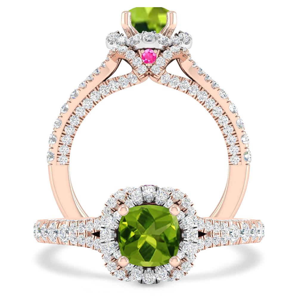 Rose Gold - Peridot