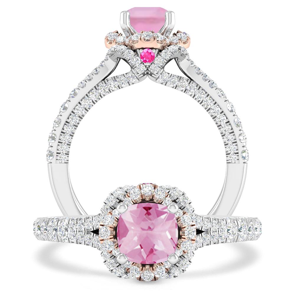 White Gold - Pink Tourmaline