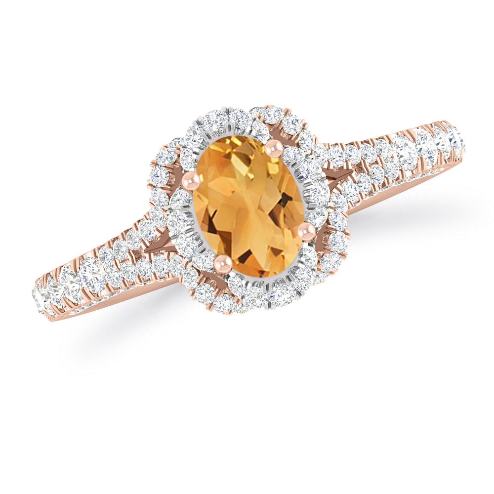 Rose Gold - Citrine