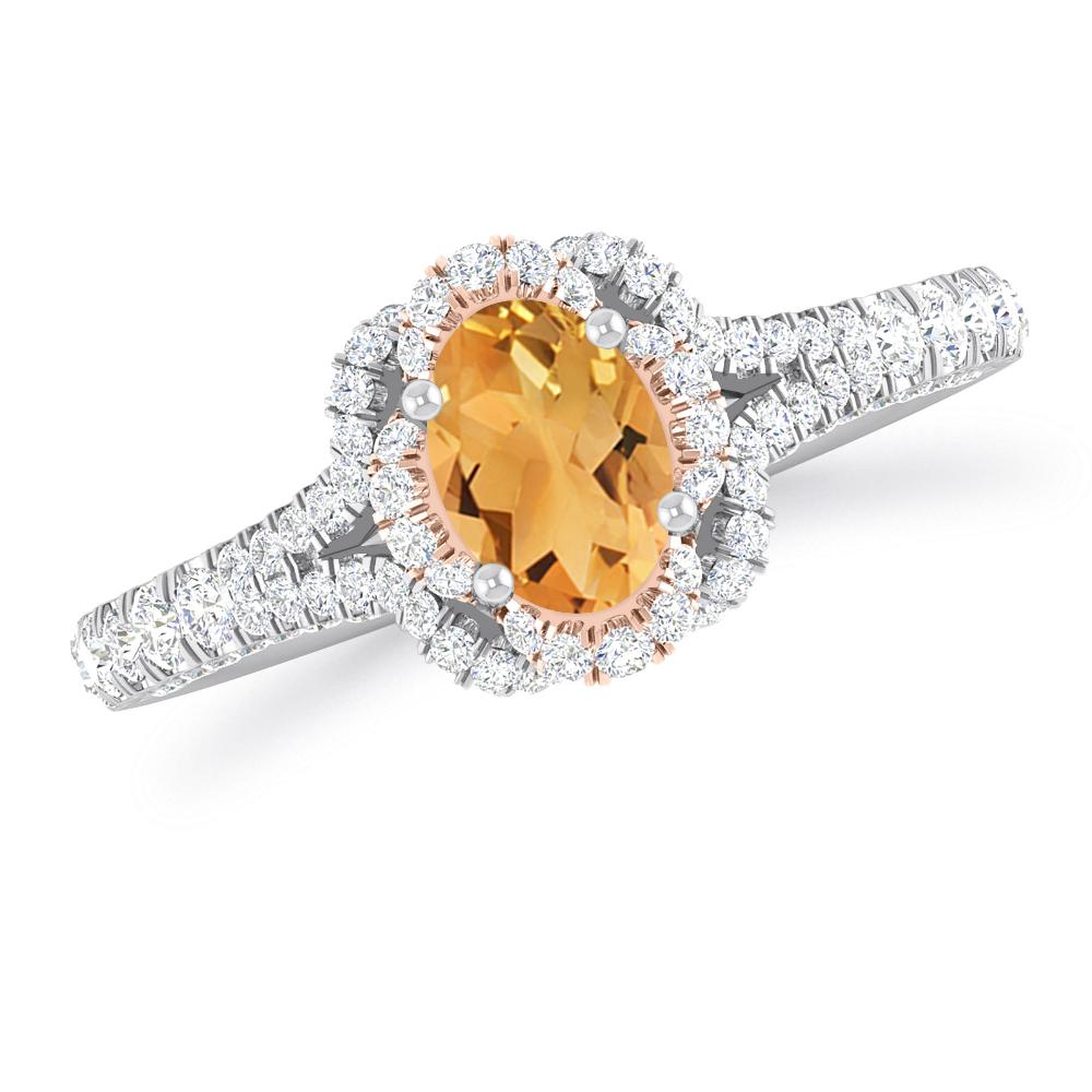 White Gold - Citrine