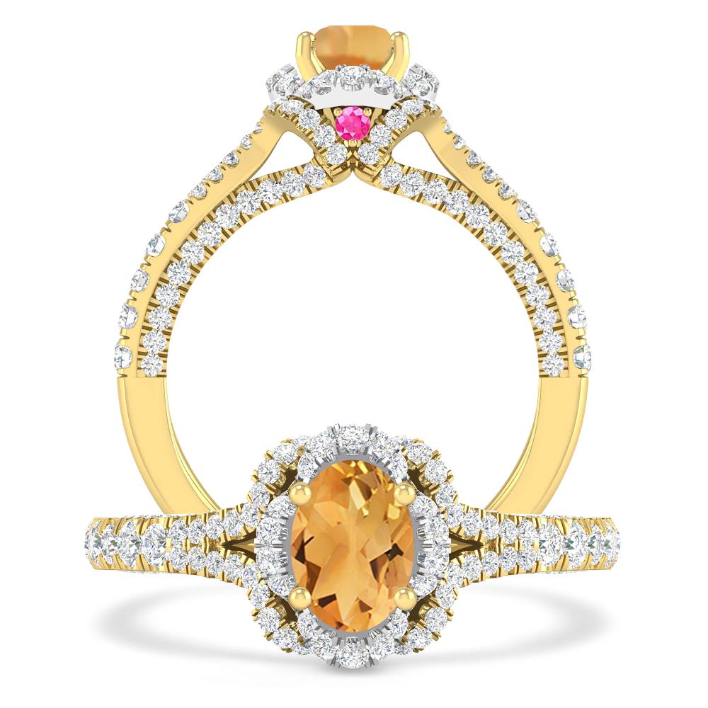 Yellow Gold - Citrine