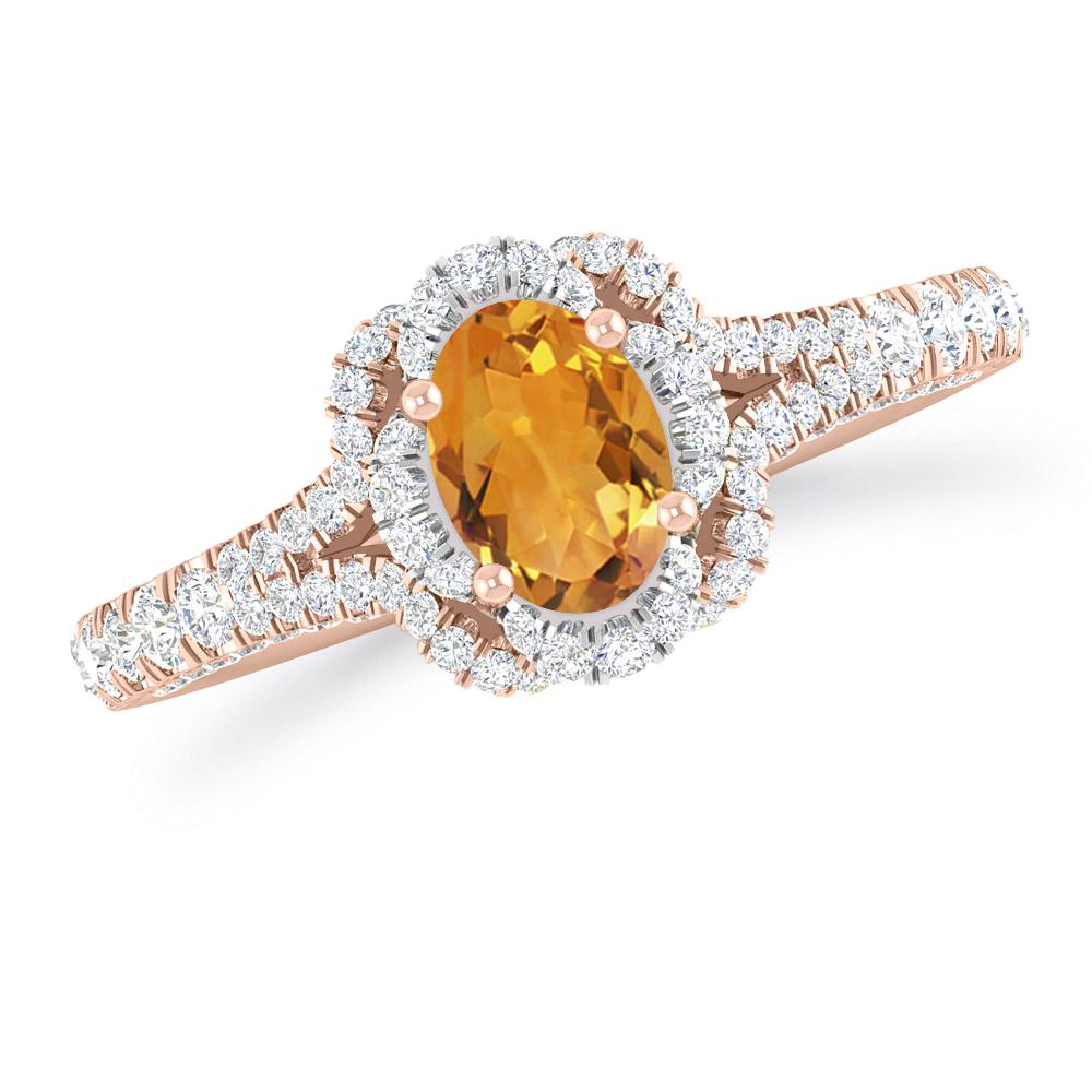 Rose Gold - Citrine