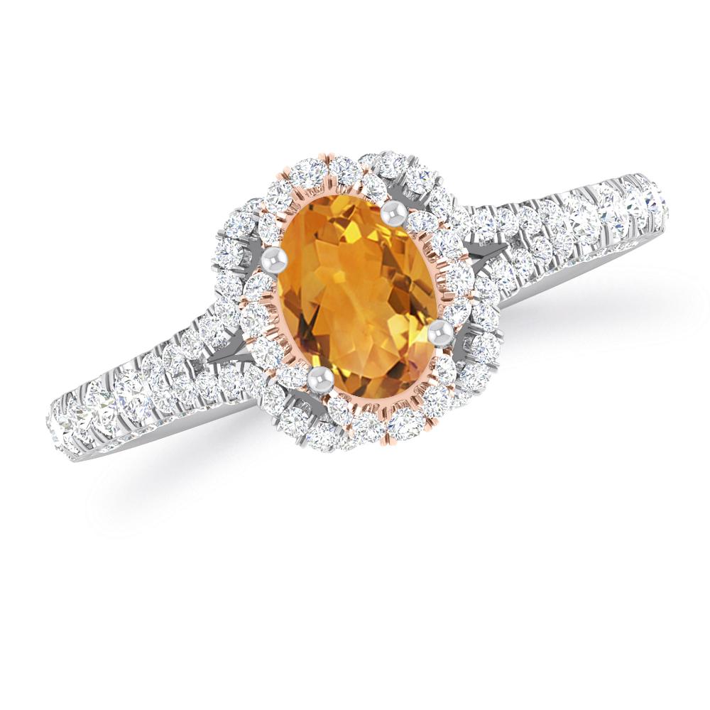 White Gold - Citrine