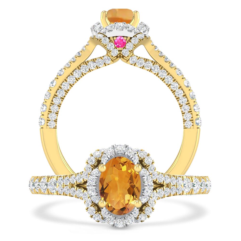 Yellow Gold - Citrine