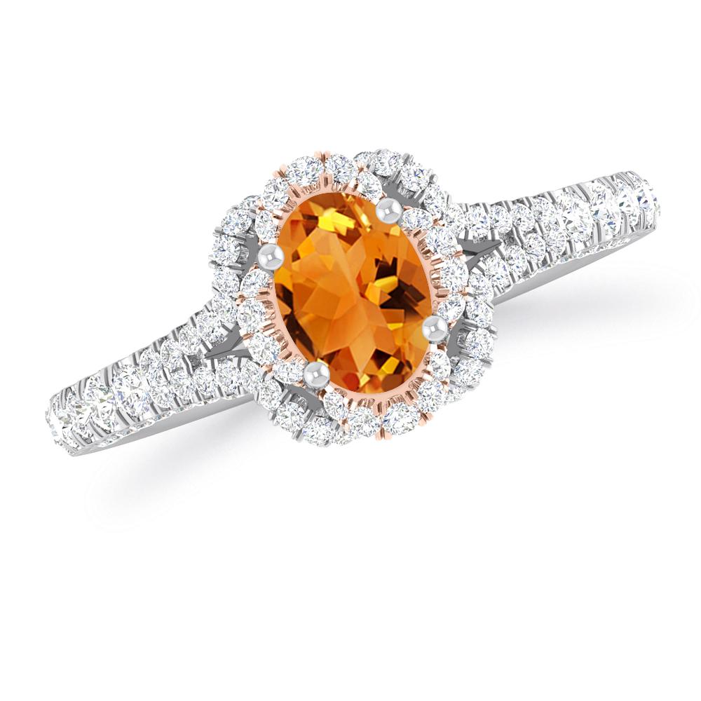 White Gold - Citrine