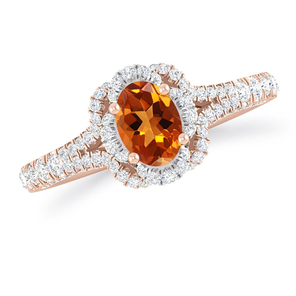 Rose Gold - Citrine