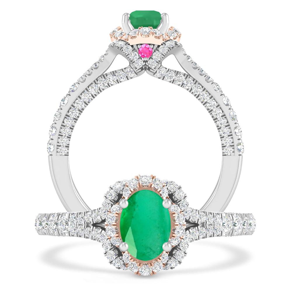 White Gold - Emerald