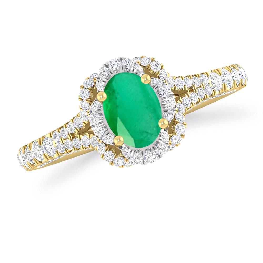 Yellow Gold - Emerald