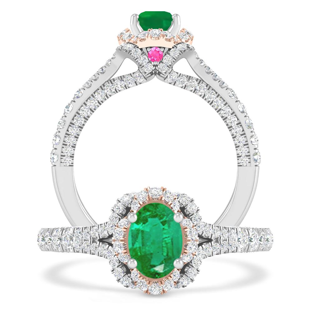 White Gold - Emerald