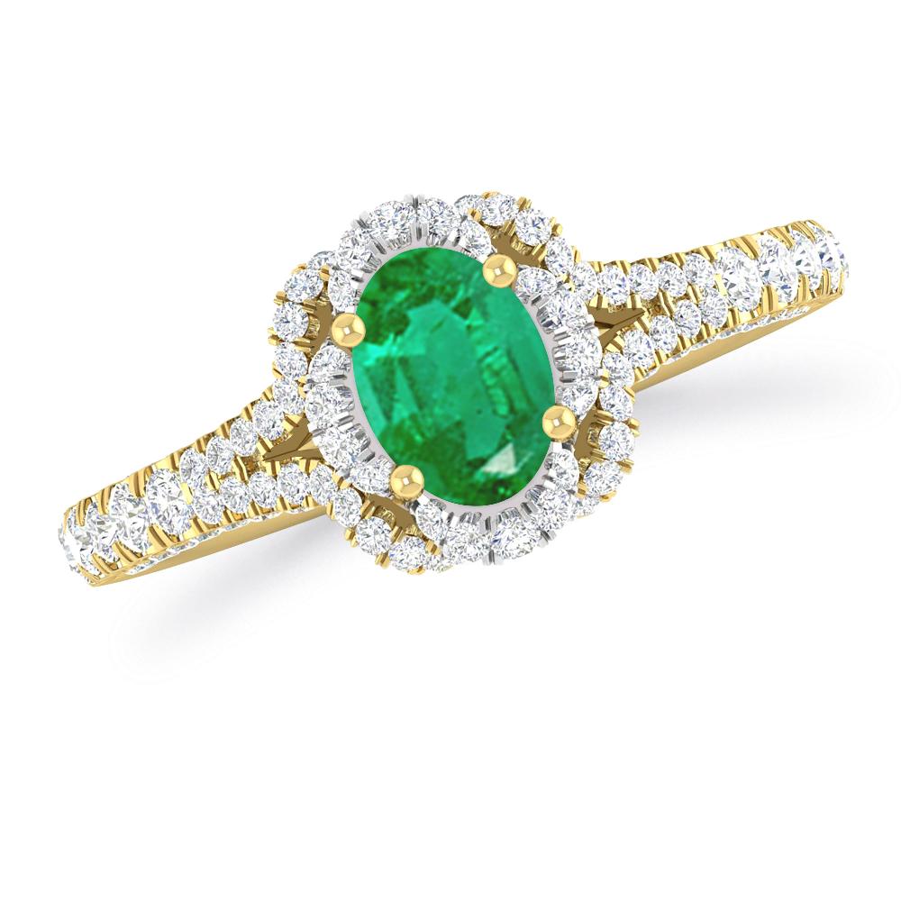 Yellow Gold - Emerald