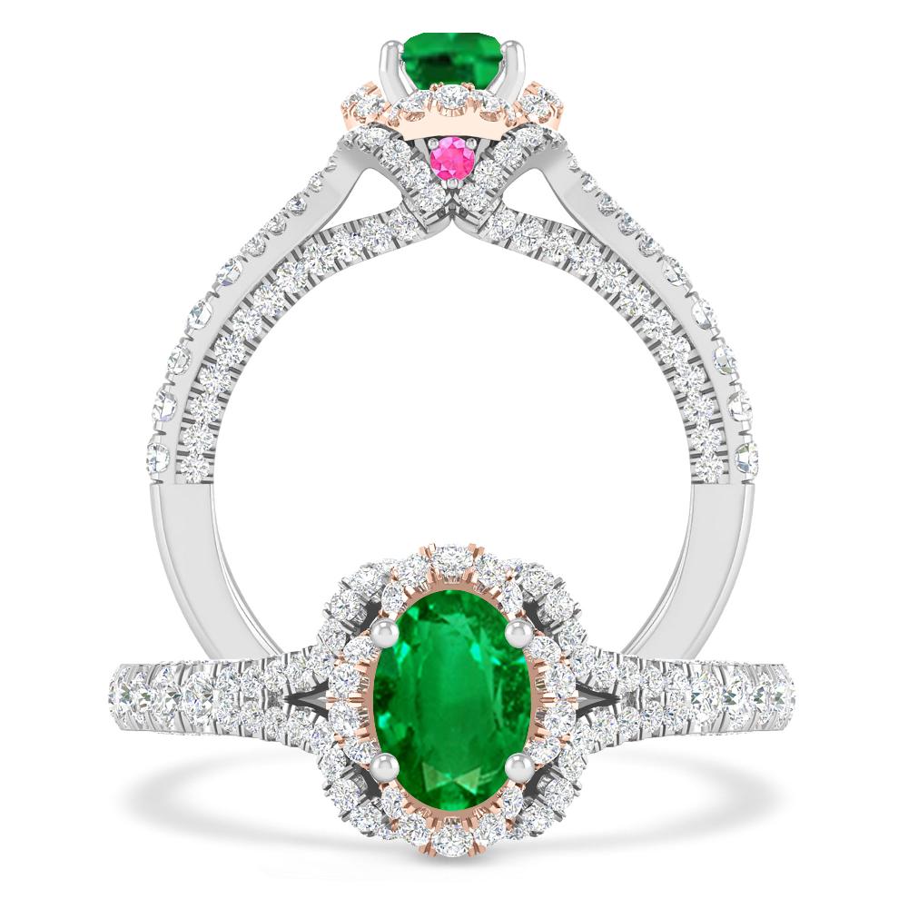 White Gold - Emerald