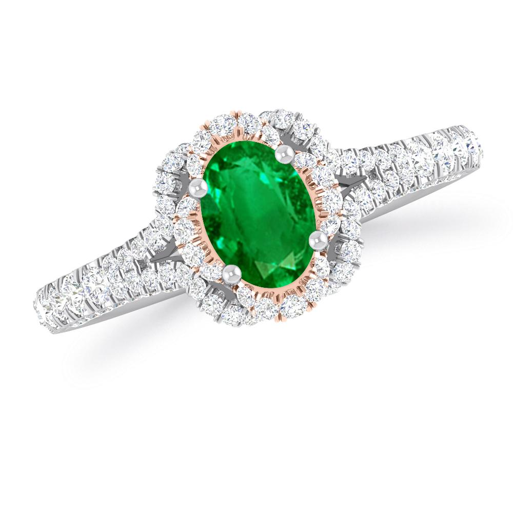 White Gold - Emerald