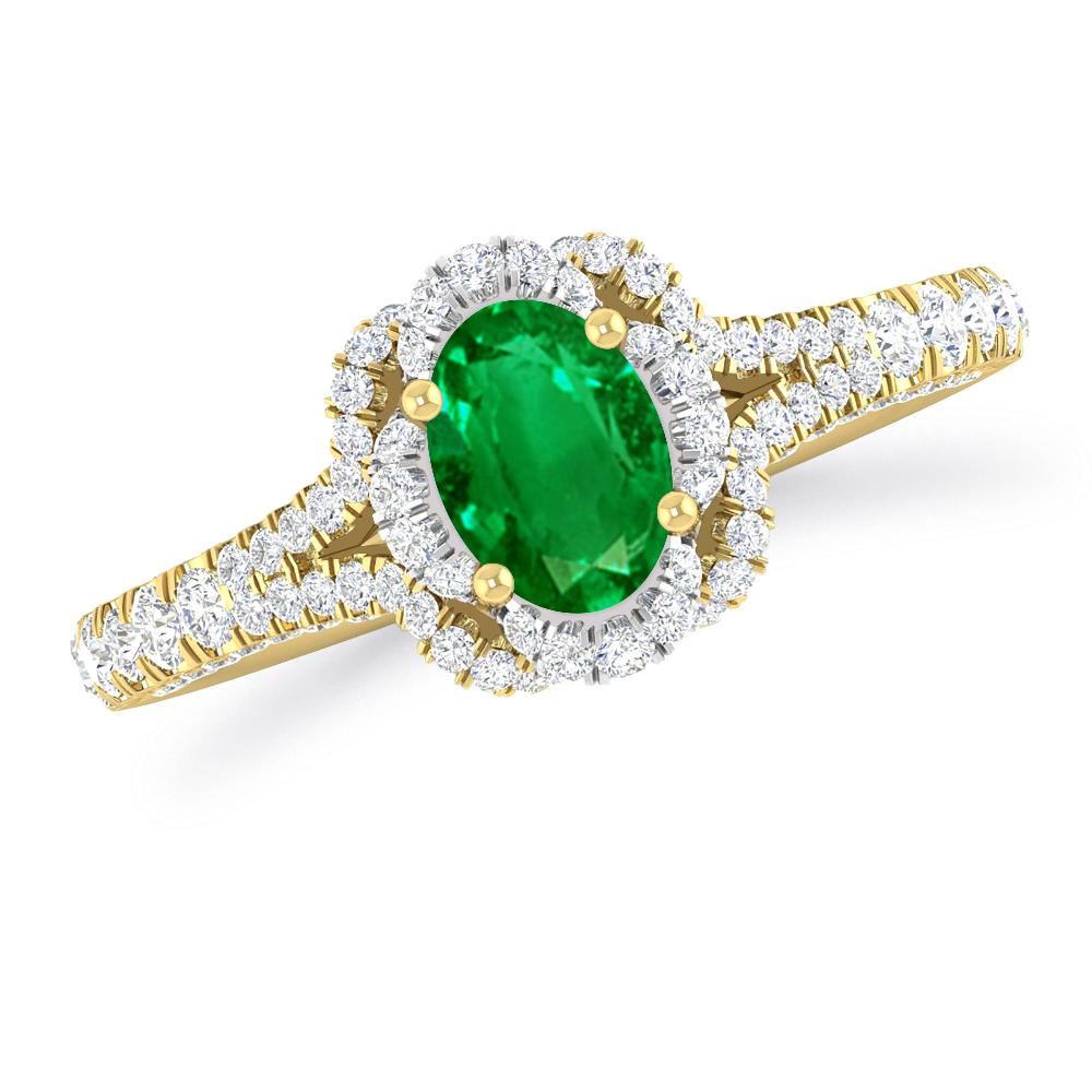 Yellow Gold - Emerald