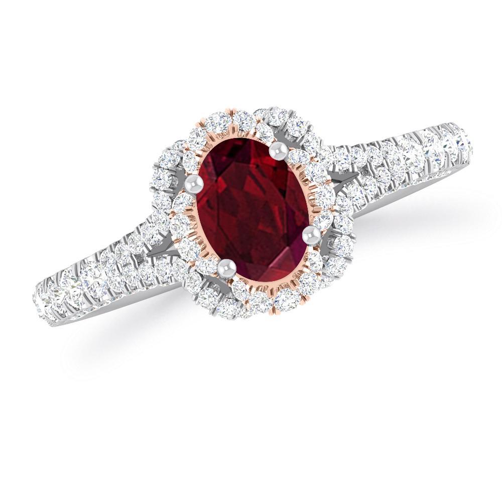 White Gold - Garnet