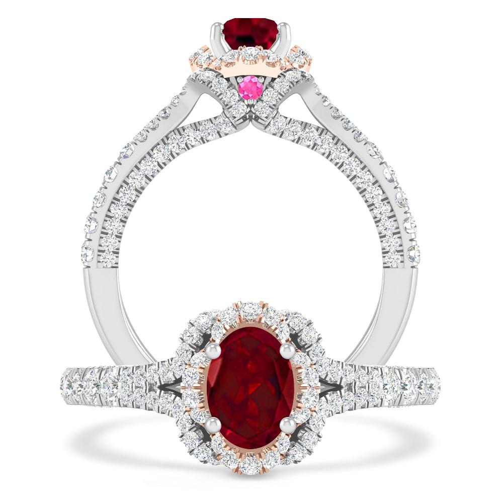 White Gold - Garnet