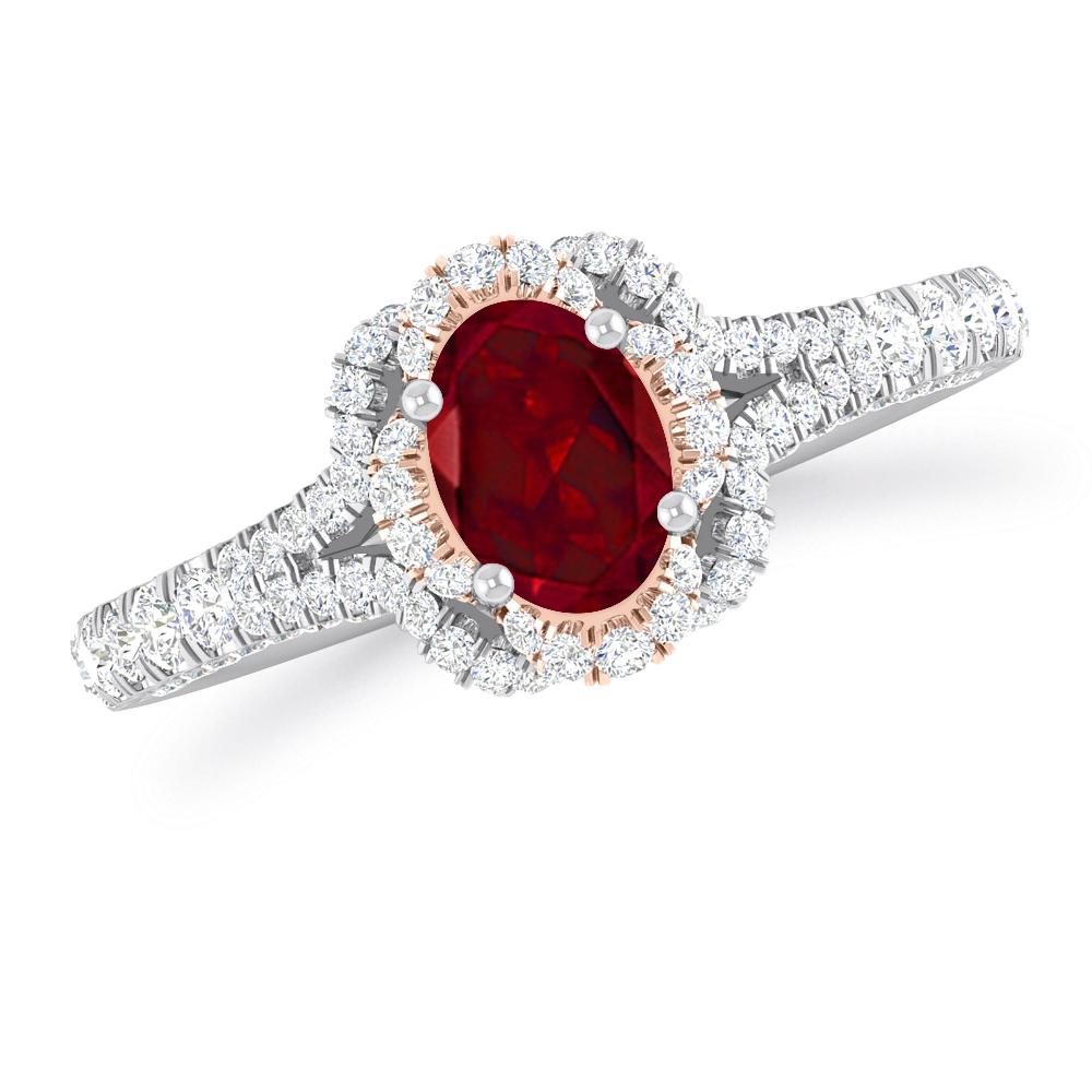 White Gold - Garnet