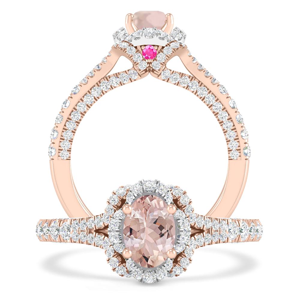 Rose Gold - Morganite