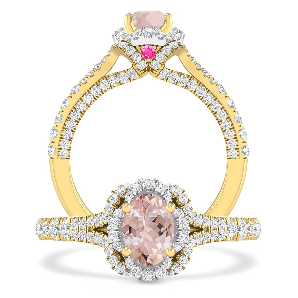 Yellow Gold - Morganite