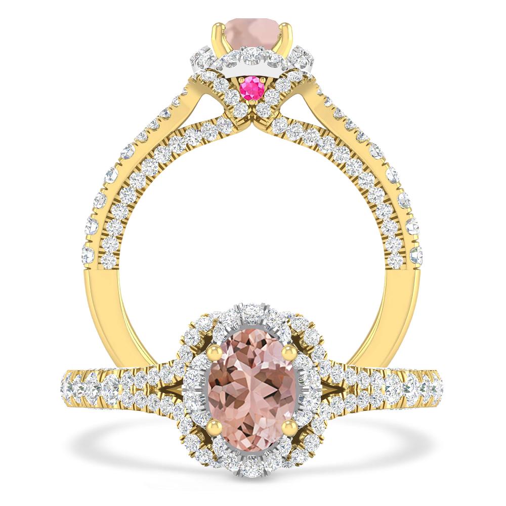 Yellow Gold - Morganite