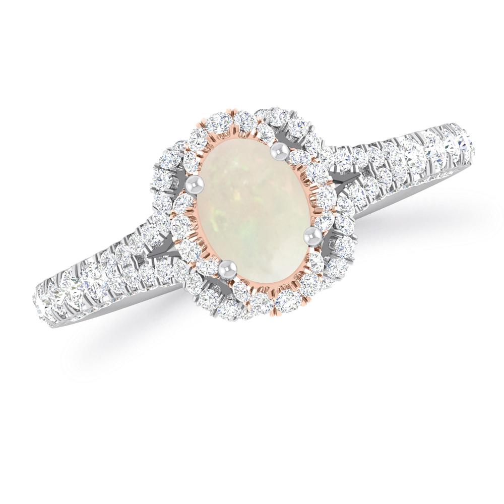 White Gold - Opal