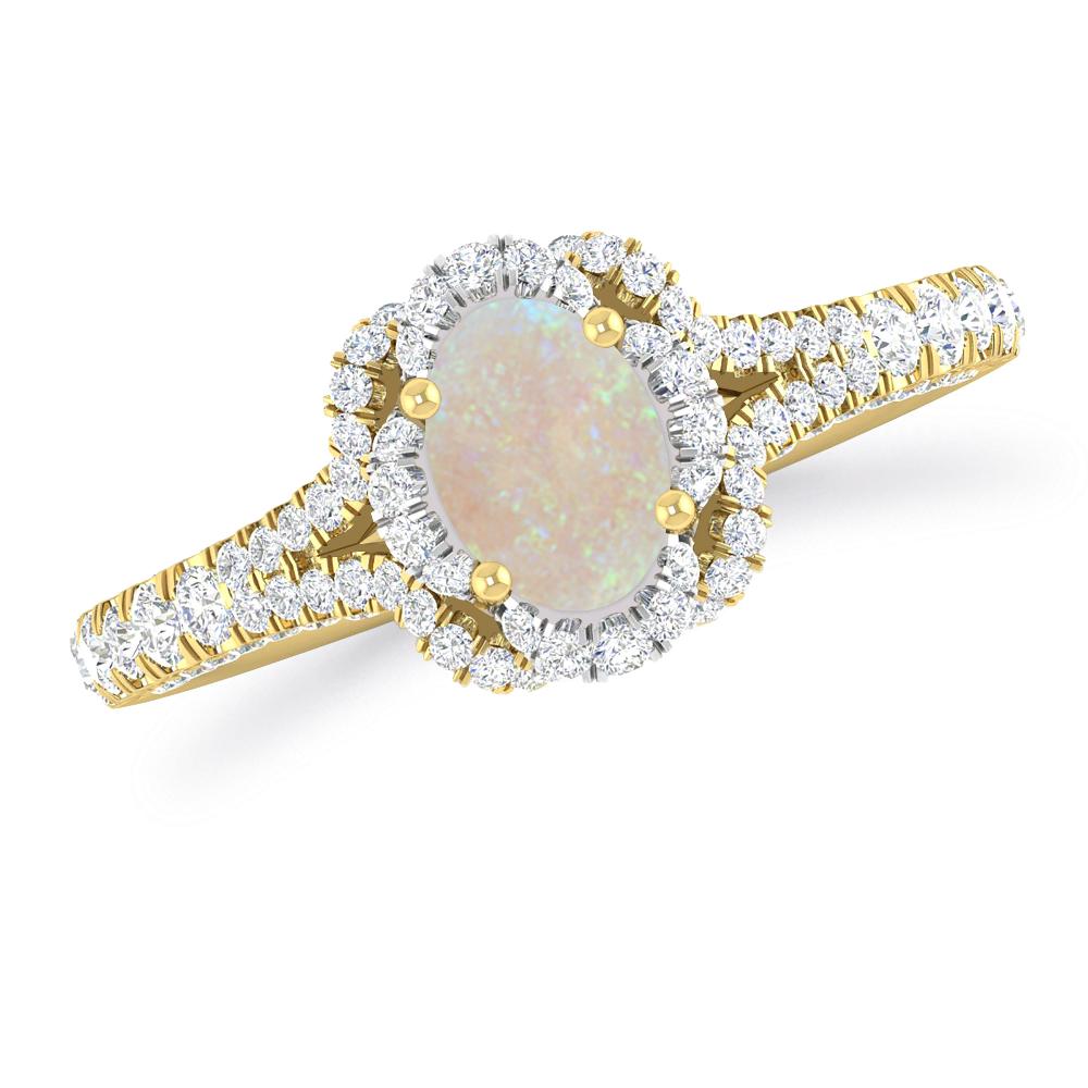 Yellow Gold - Opal