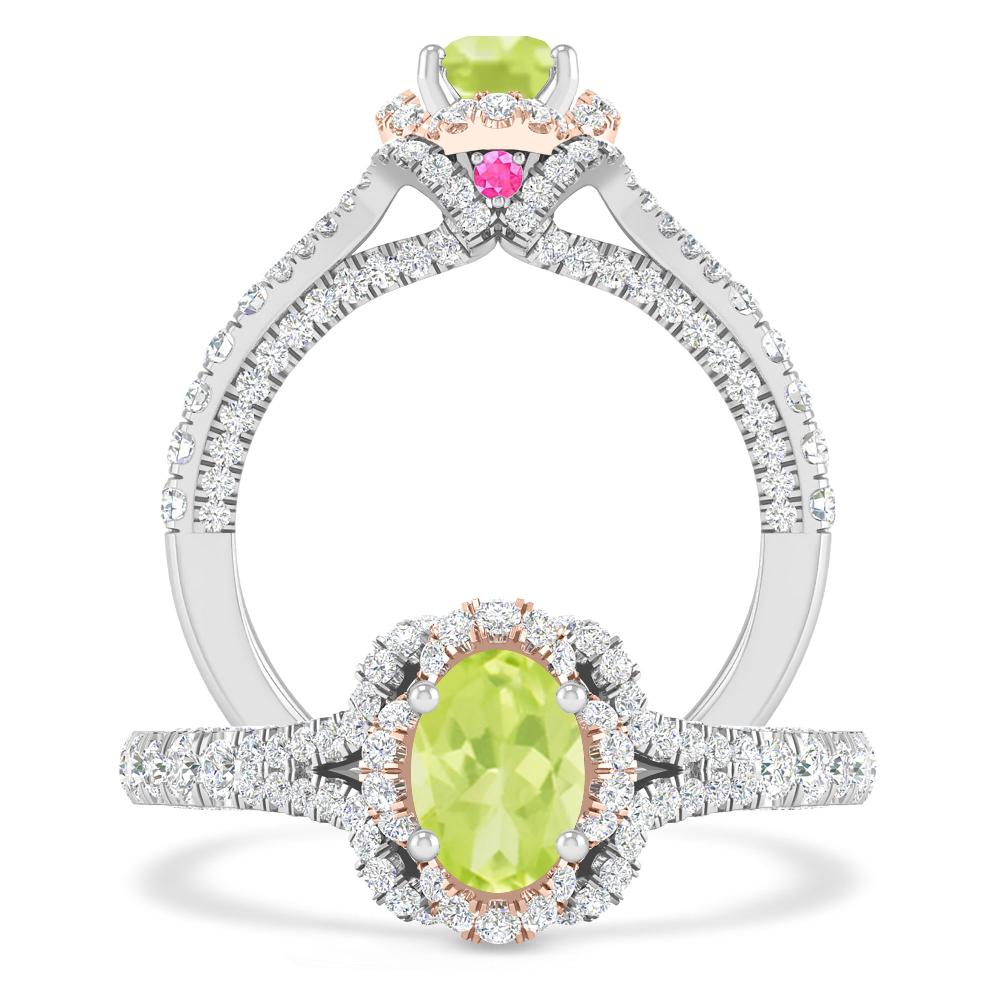 White Gold - Peridot