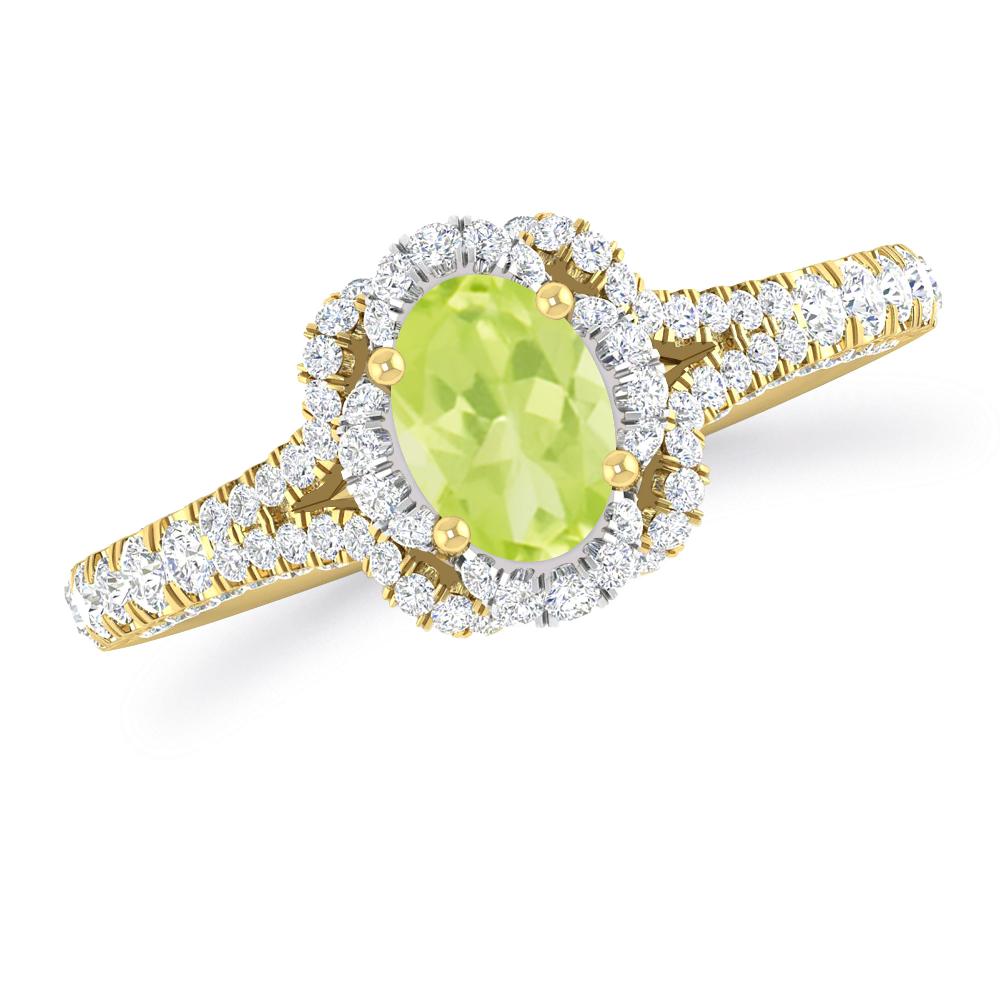 Yellow Gold - Peridot