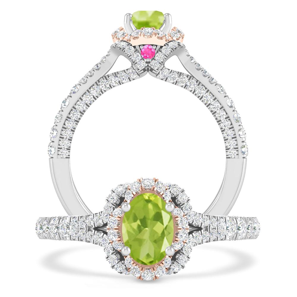 White Gold - Peridot