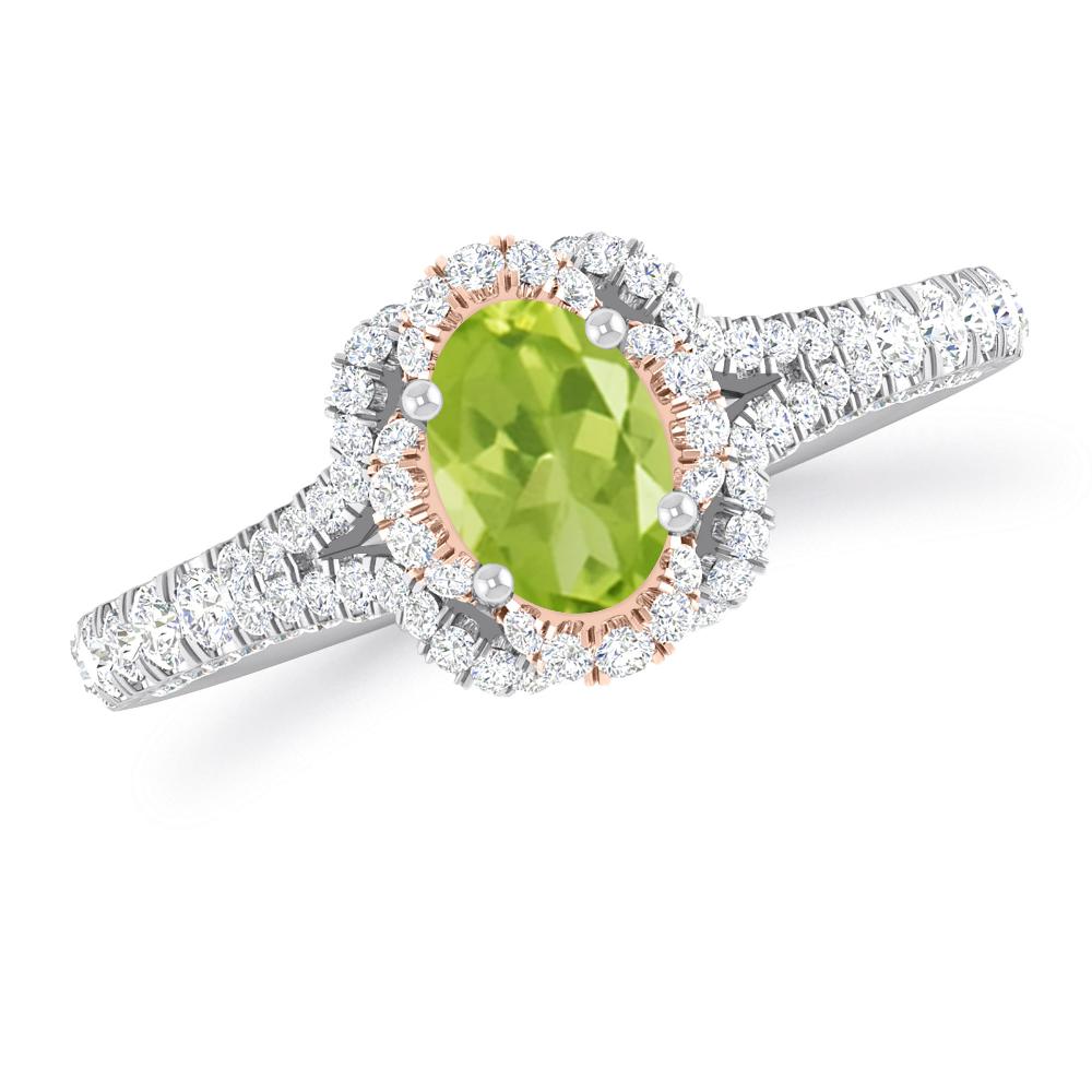 White Gold - Peridot