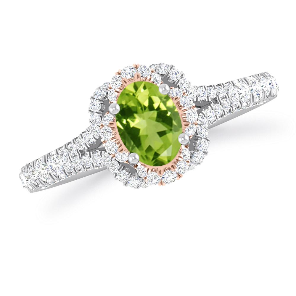 White Gold - Peridot